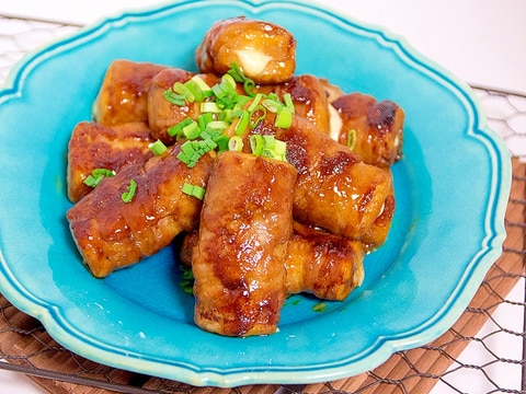 低カロでダイエット効果!高野豆腐の肉巻き照焼